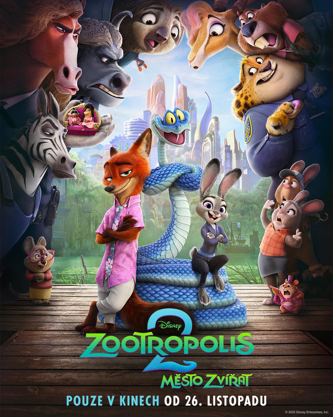 Filmová pohádka: ZOOTROPOLIS – MĚSTO ZVÍŘAT 2